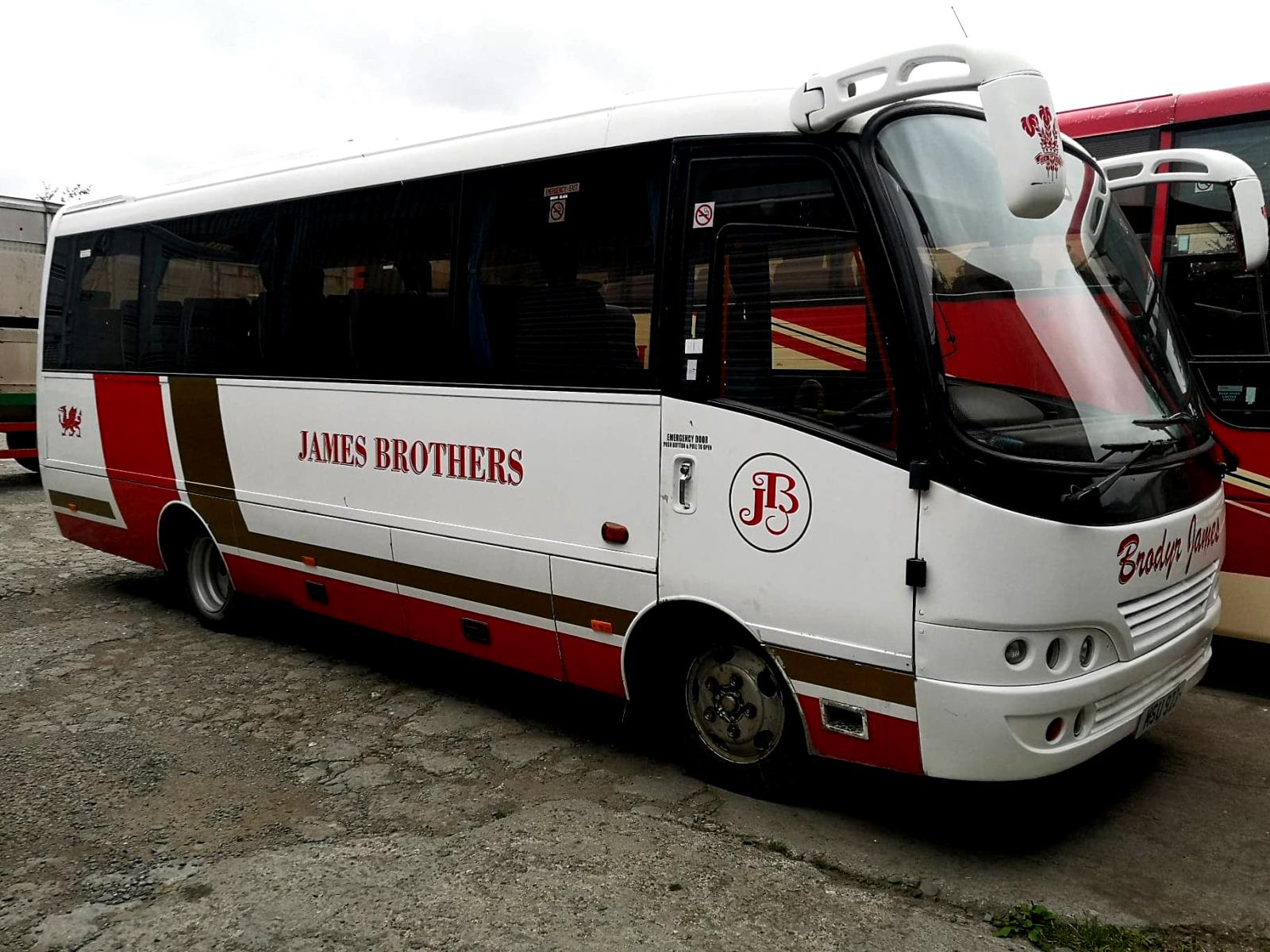 MSU 22 Seater CoachBrodyr James Coaches For Hire