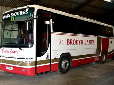 BXJ 41 Seater Coach Brodyr James Coaches For Hire